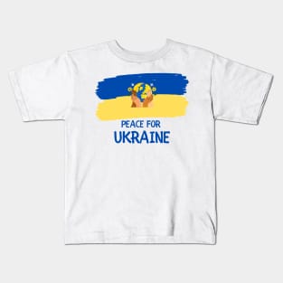 Peace for Ukraine Kids T-Shirt